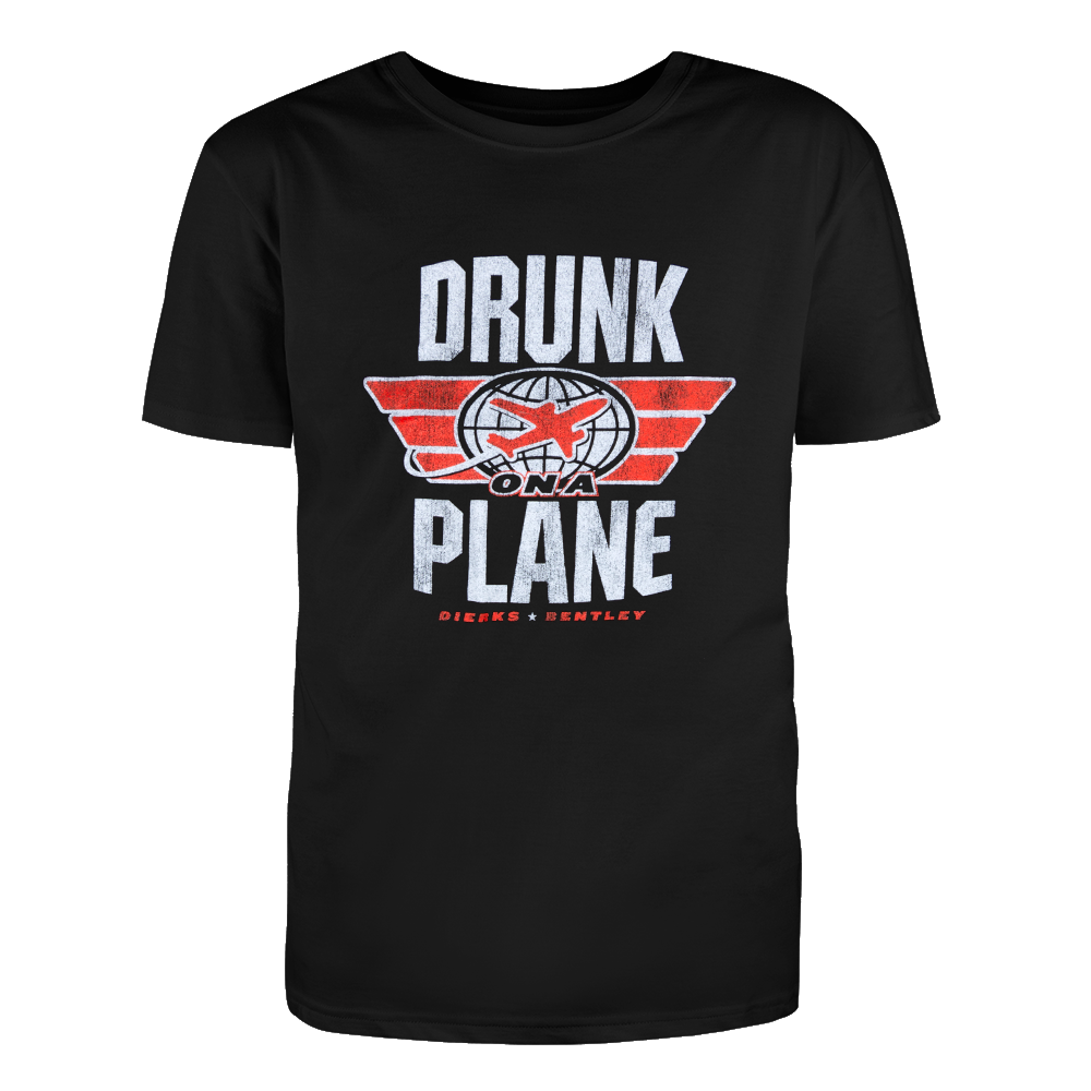 Drunk On A Plane Jet Tee Dierks Bentley