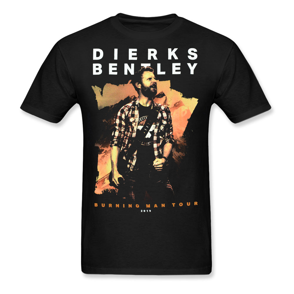 Burning Man Tour 2019 Black Tee – Dierks Bentley